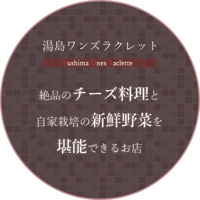 絶品のチーズ料理と自家栽培の新鮮野菜を堪能できるお店